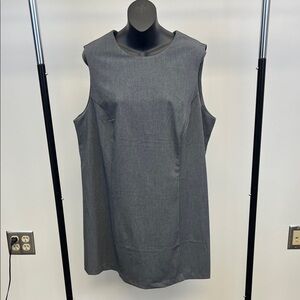H&M Divided Charcoal Grey Simple Sleeveless Dress Size XL
